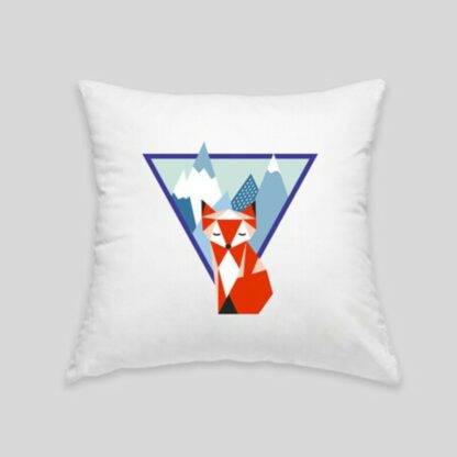 Mountain Fox Cushion white